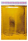 Size #CD (7.25"x7" Interior) Glamour Gold Bubble Mailers with Peel-N-Seal