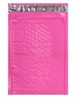 Size #1 (7.25"x11" Interior) HOT PINK POLY Bubble Mailers with Peel-N-Seal